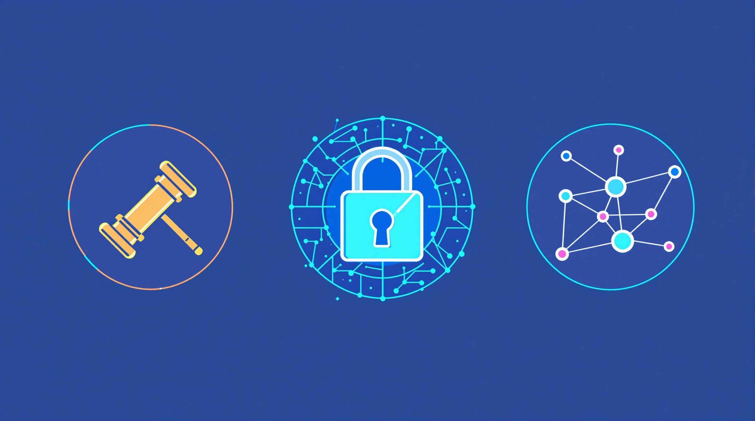 Infographic depicting the words The Role of Smart Contracts in Automation: How Blockchain Enables Trustless Agreements