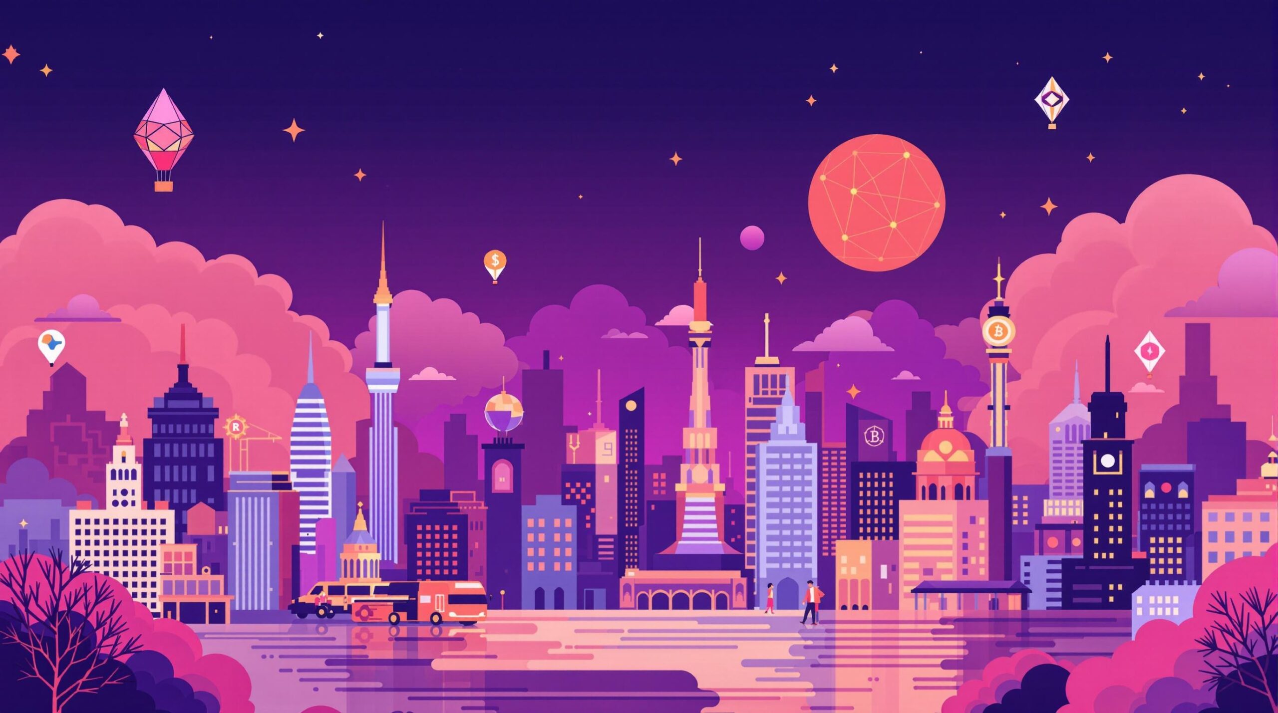 Infographic depicting the words The Best Layer 1 Blockchains for Smart Contracts and dApps  