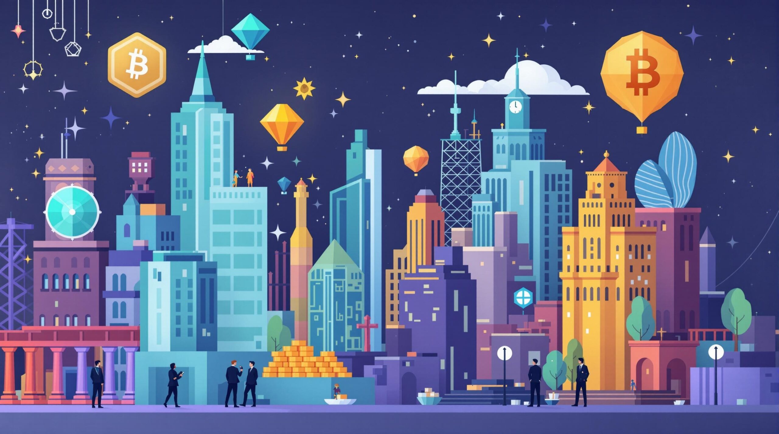 Infographic depicting the words How Layer 1 Blockchains Are Solving the Blockchain Trilemma  