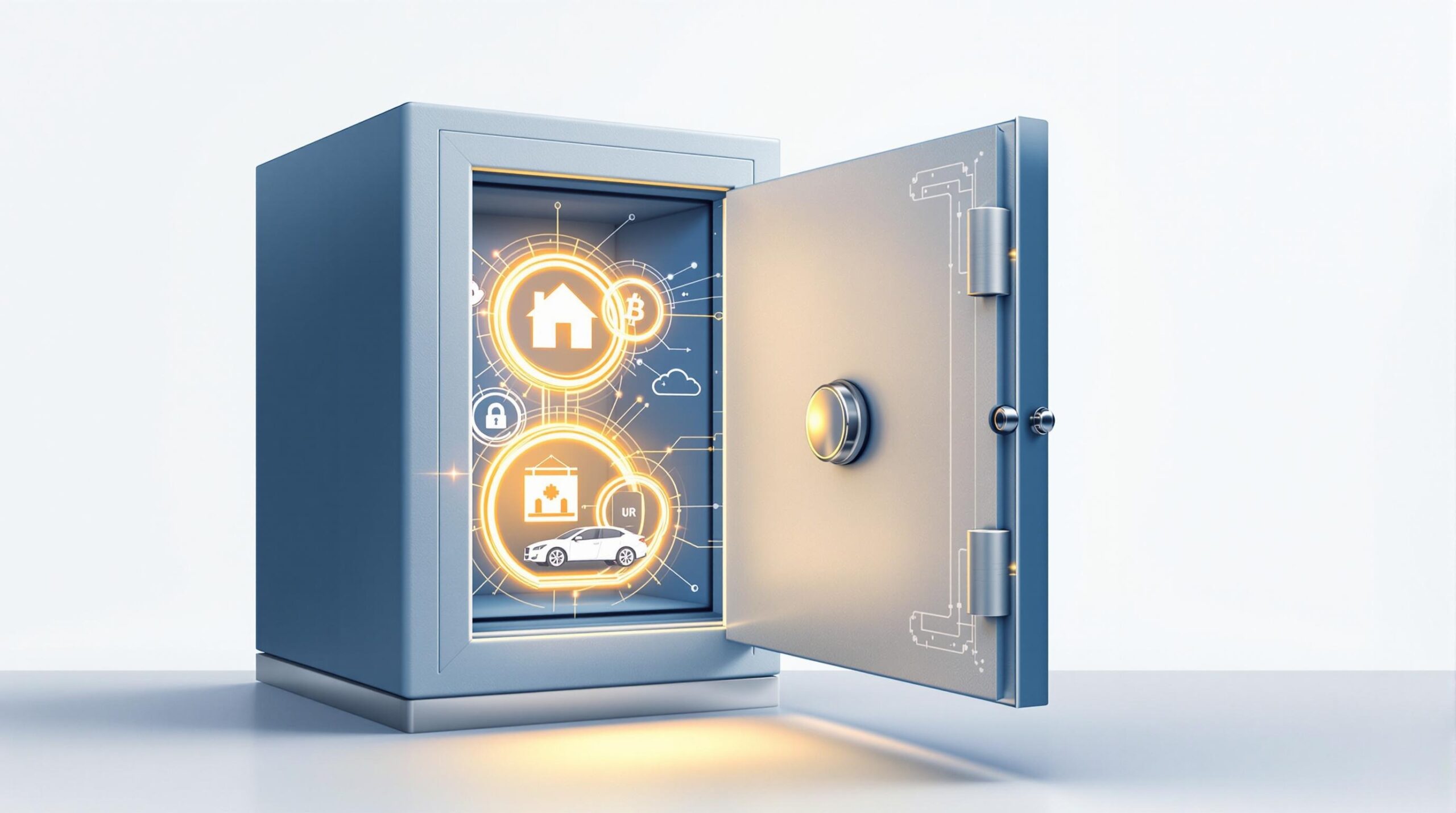 Infographic depicting the words Top 5 Benefits of Tokenizing Real-World Assets (RWA)