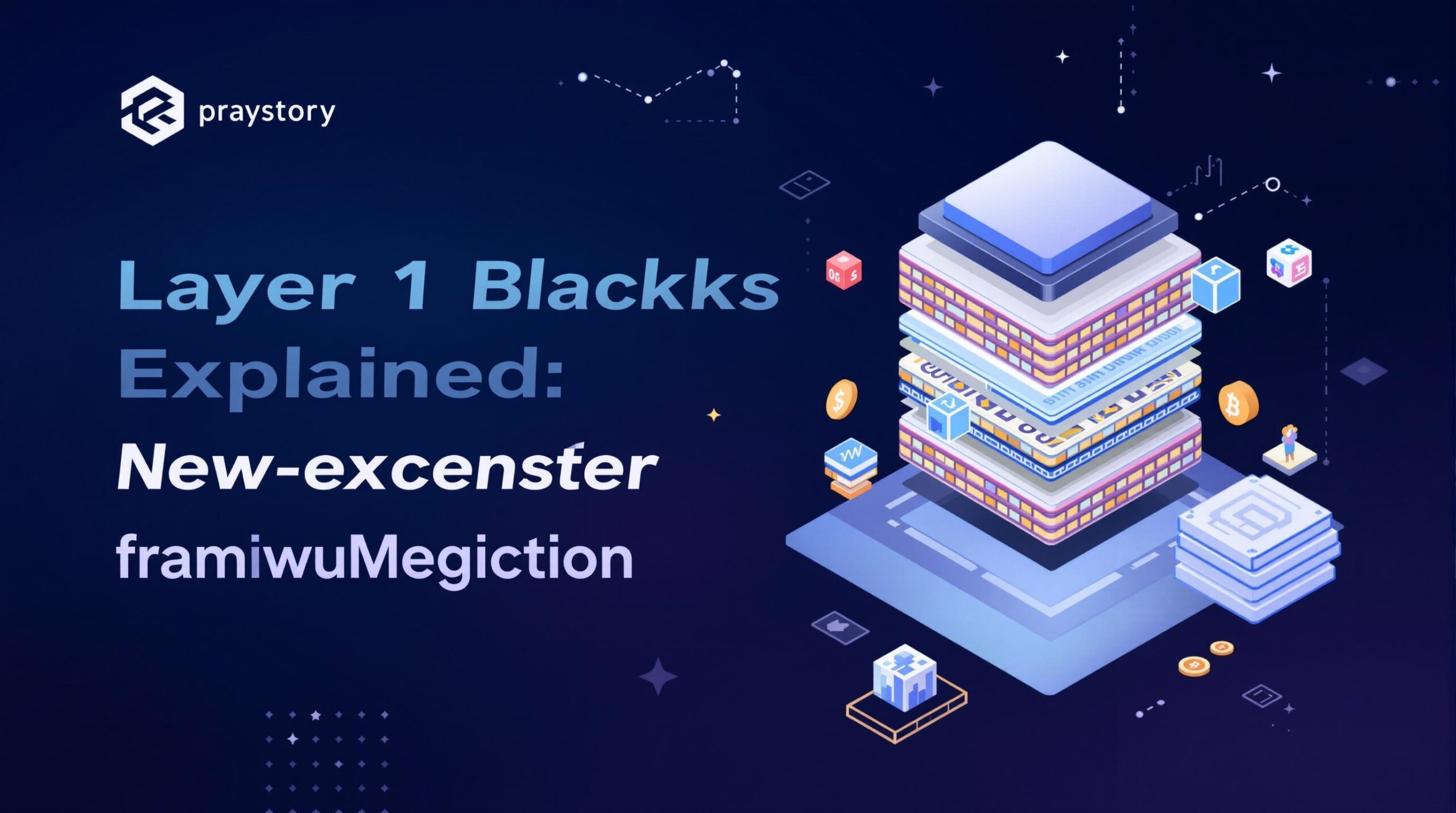 Infographic depicting the words Layer 1 Blockchains Explained: The Backbone of Crypto Innovation