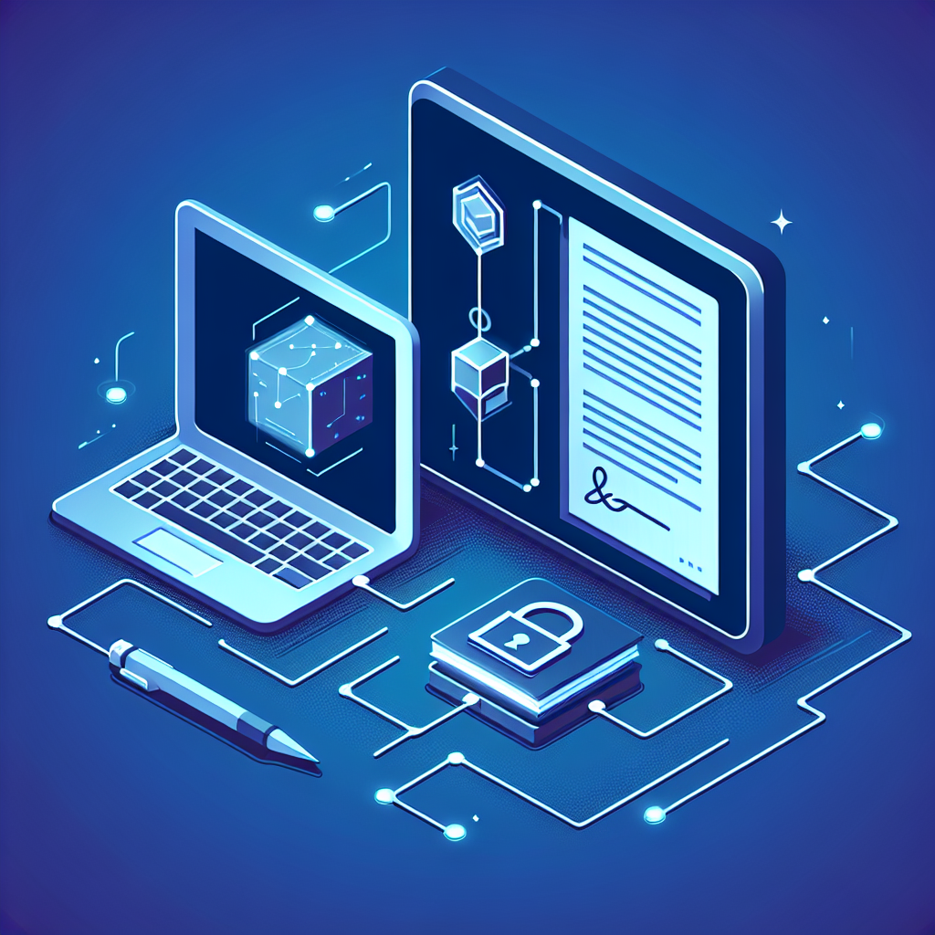 Infographic depicting the words How Smart Contracts Are Revolutionizing Business Automation