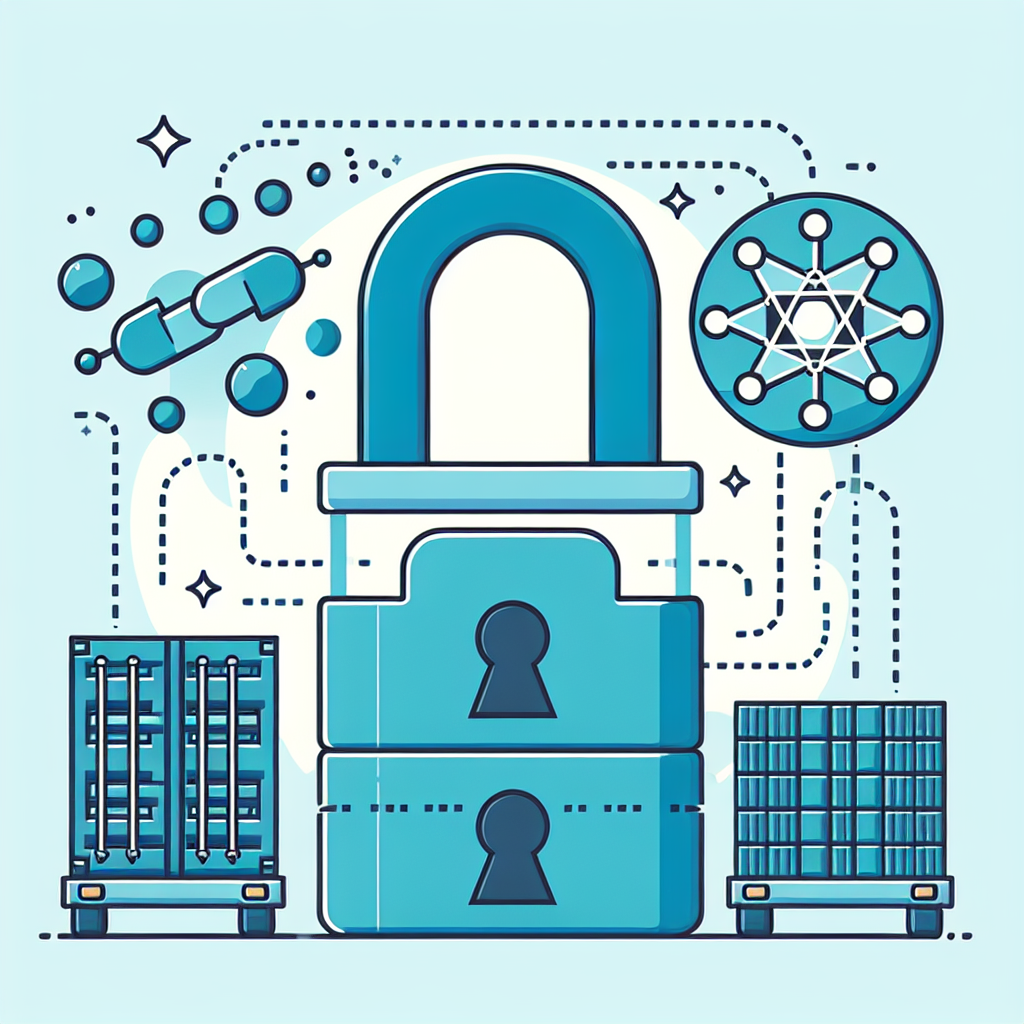 Infographic depicting the words How Smart Contracts Improve Supply Chain Transparency