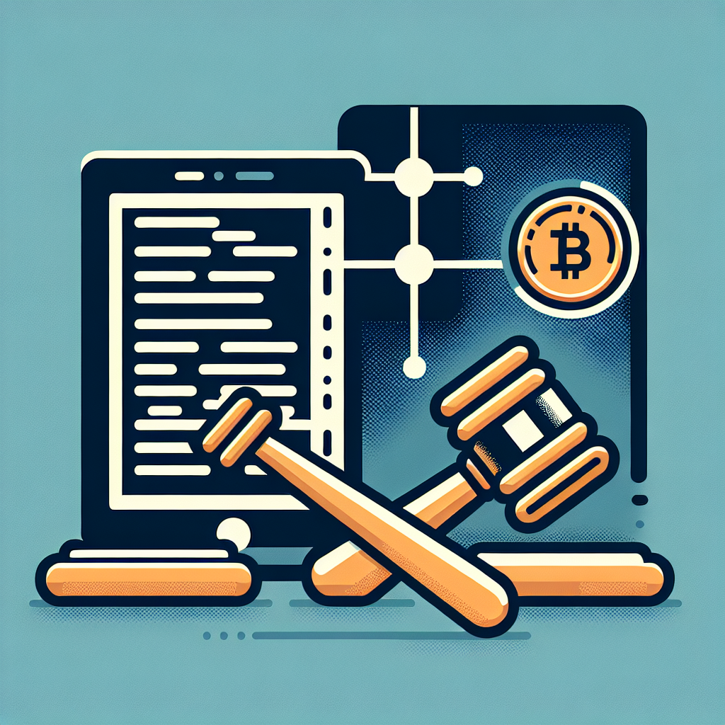 Infographic depicting the words Are Smart Contracts Legally Binding? What You Need to Know