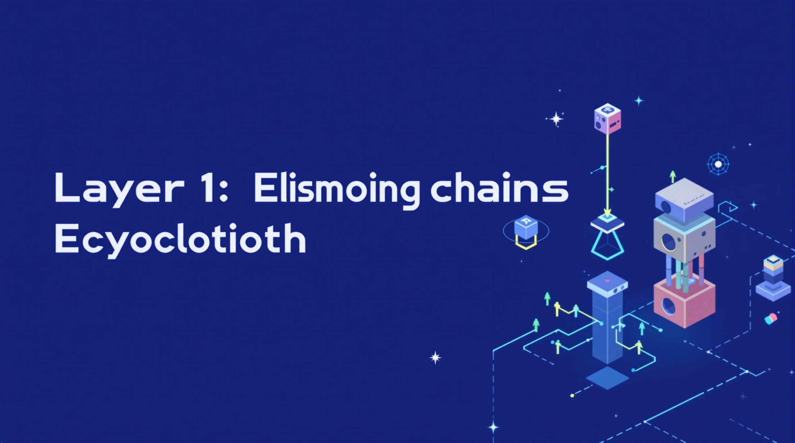 Infographic depicting the words Layer 1 Blockchains Explained: The Backbone of Crypto Innovation