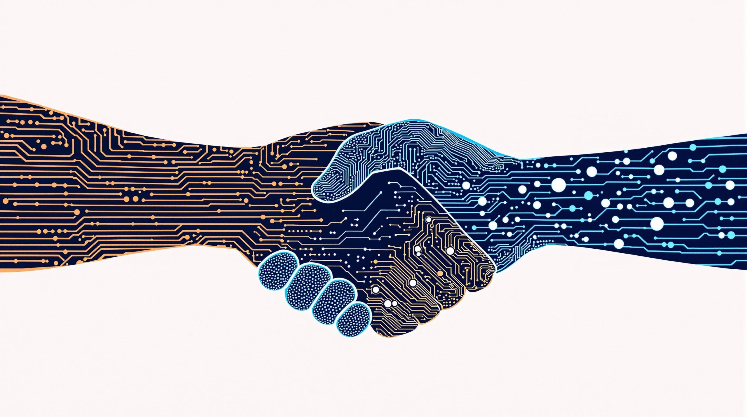 Infographic depicting the words The Role of Smart Contracts in Automation: How Blockchain Enables Trustless Agreements
