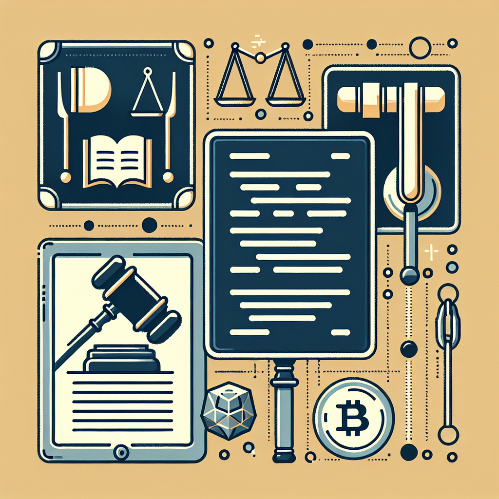 Infographic depicting the words Are Smart Contracts Legally Binding? What You Need to Know