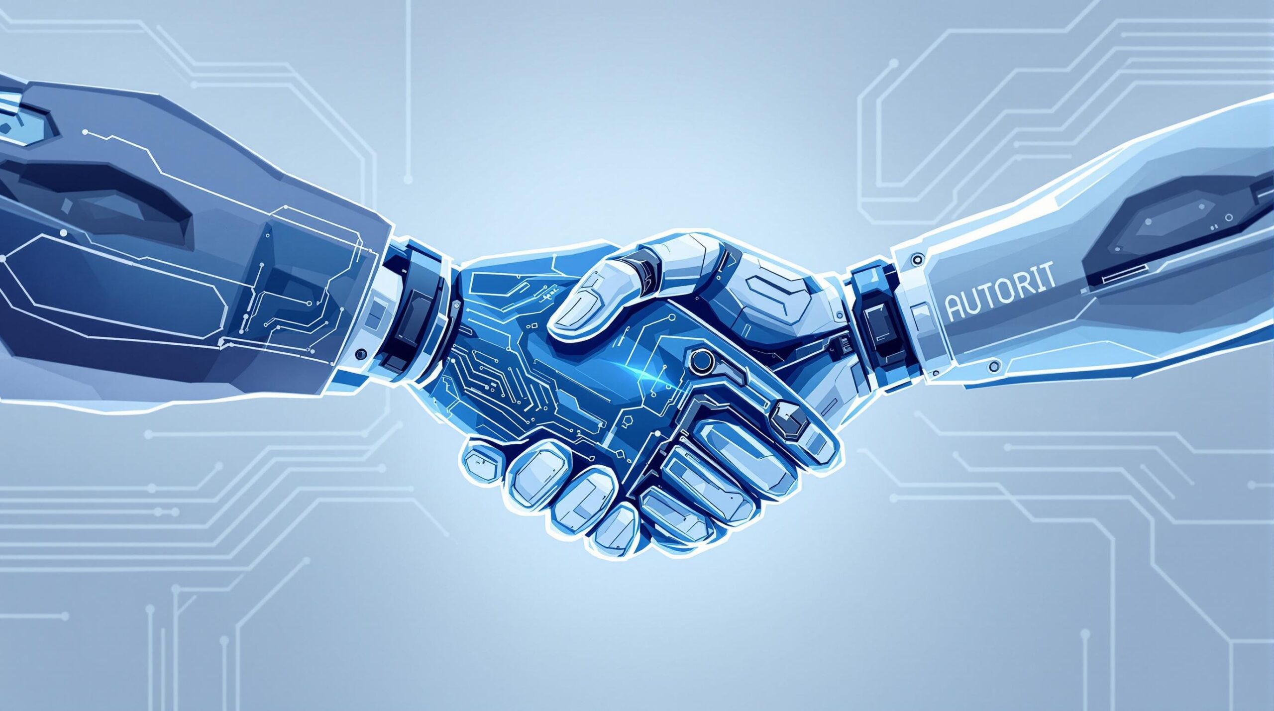 Infographic depicting the words The Role of Smart Contracts in Automation: How Blockchain Enables Trustless Agreements