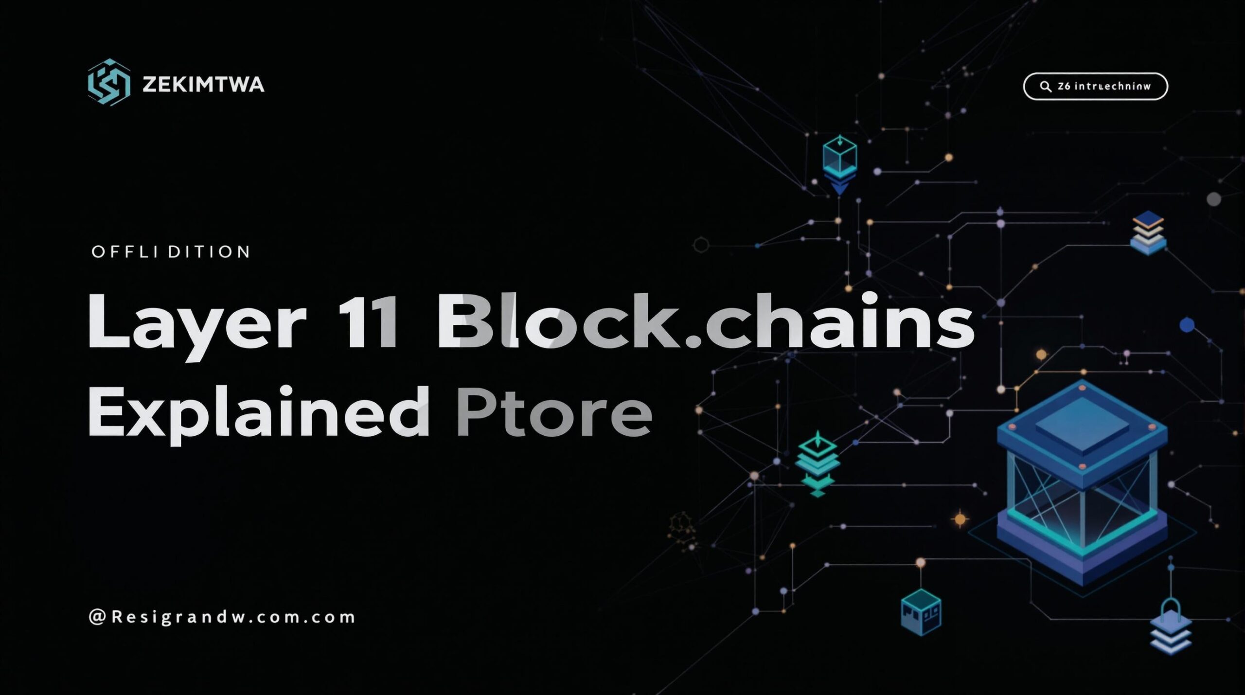 Infographic depicting the words Layer 1 Blockchains Explained: The Backbone of Crypto Innovation