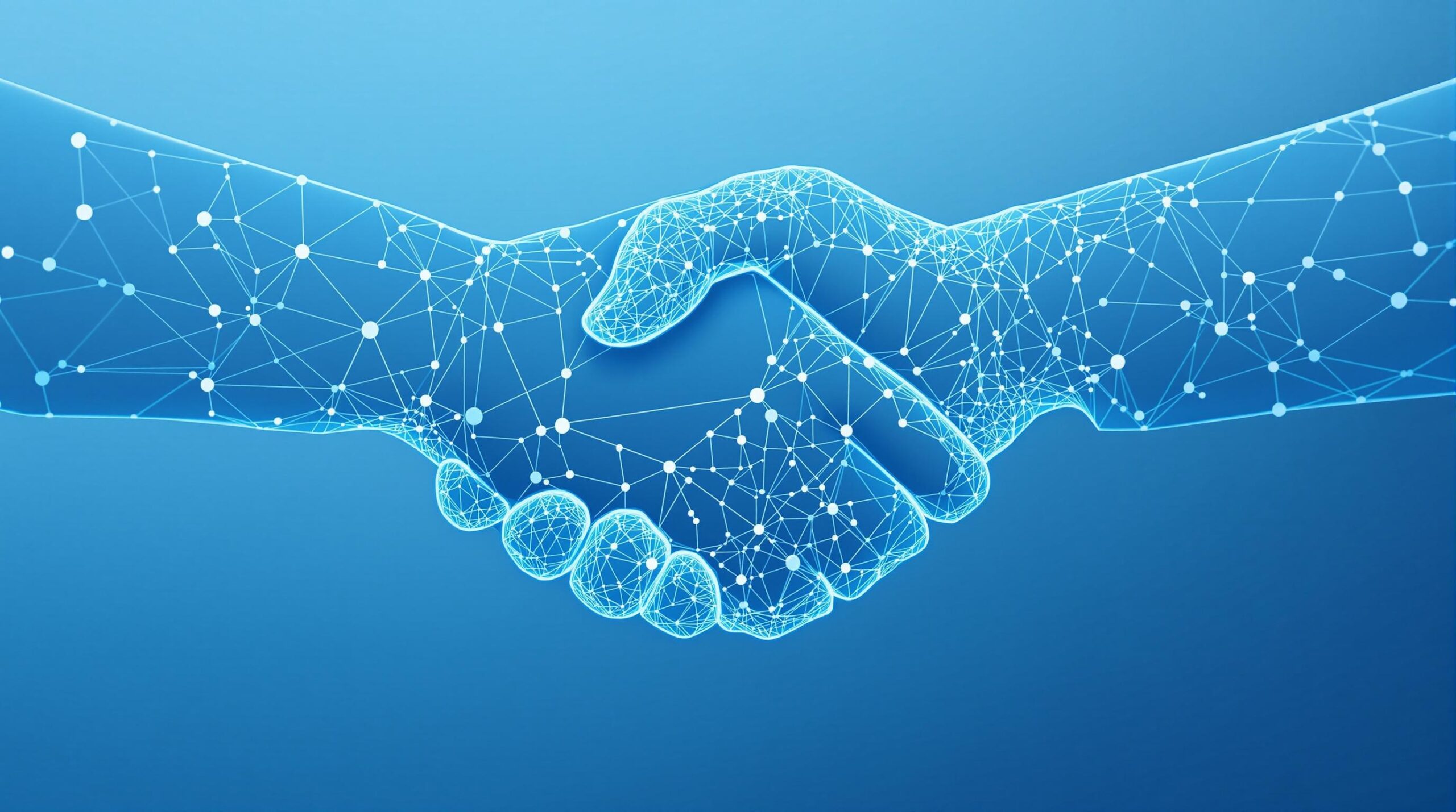 Infographic depicting the words The Role of Smart Contracts in Automation: How Blockchain Enables Trustless Agreements