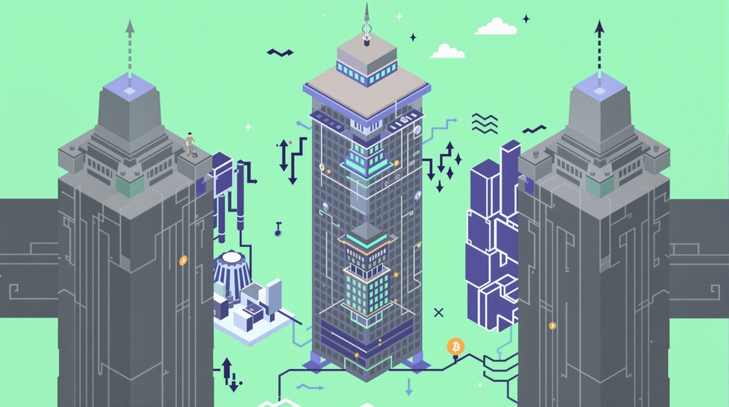 Infographic depicting the words Layer 1 Blockchains Explained: The Backbone of Crypto Innovation