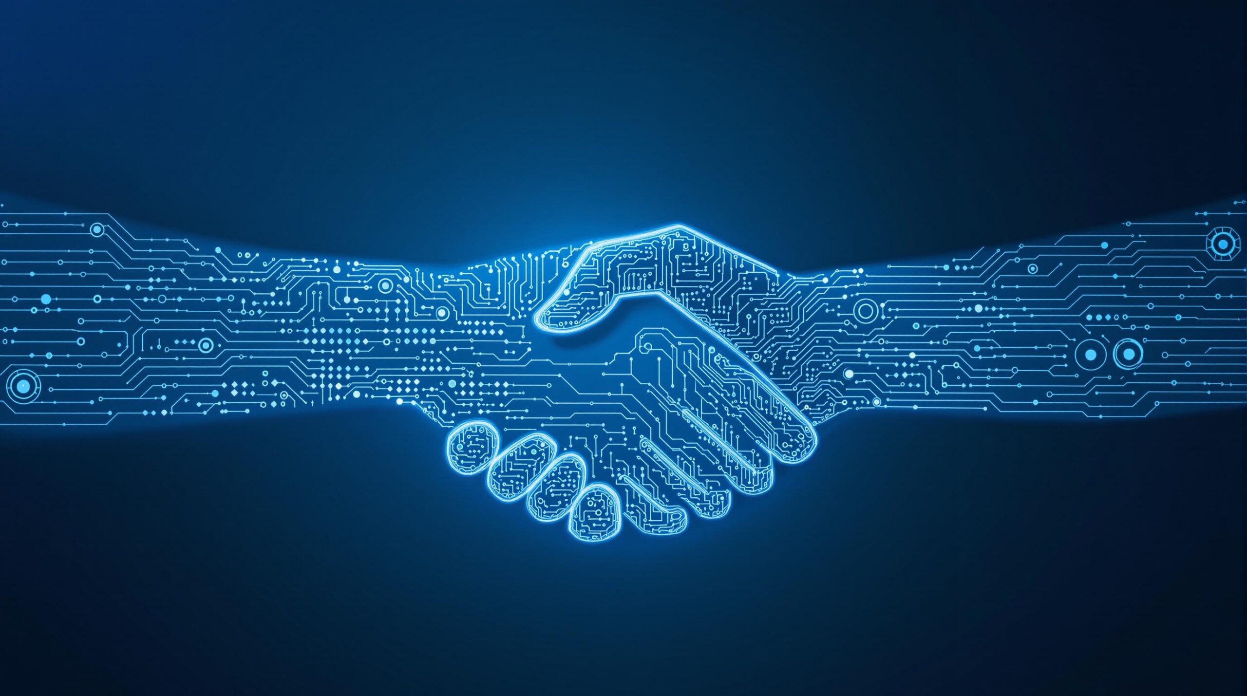 Infographic depicting the words The Role of Smart Contracts in Automation: How Blockchain Enables Trustless Agreements