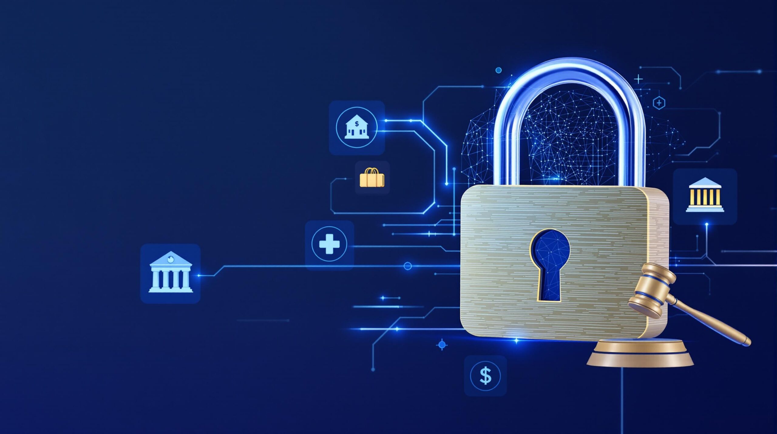 Infographic depicting the words Top 5 Industries Being Disrupted by Smart Contracts