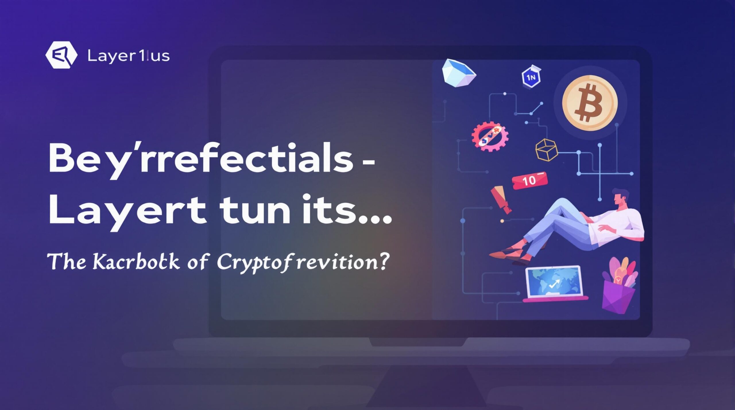 Infographic depicting the words Layer 1 Blockchains Explained: The Backbone of Crypto Innovation