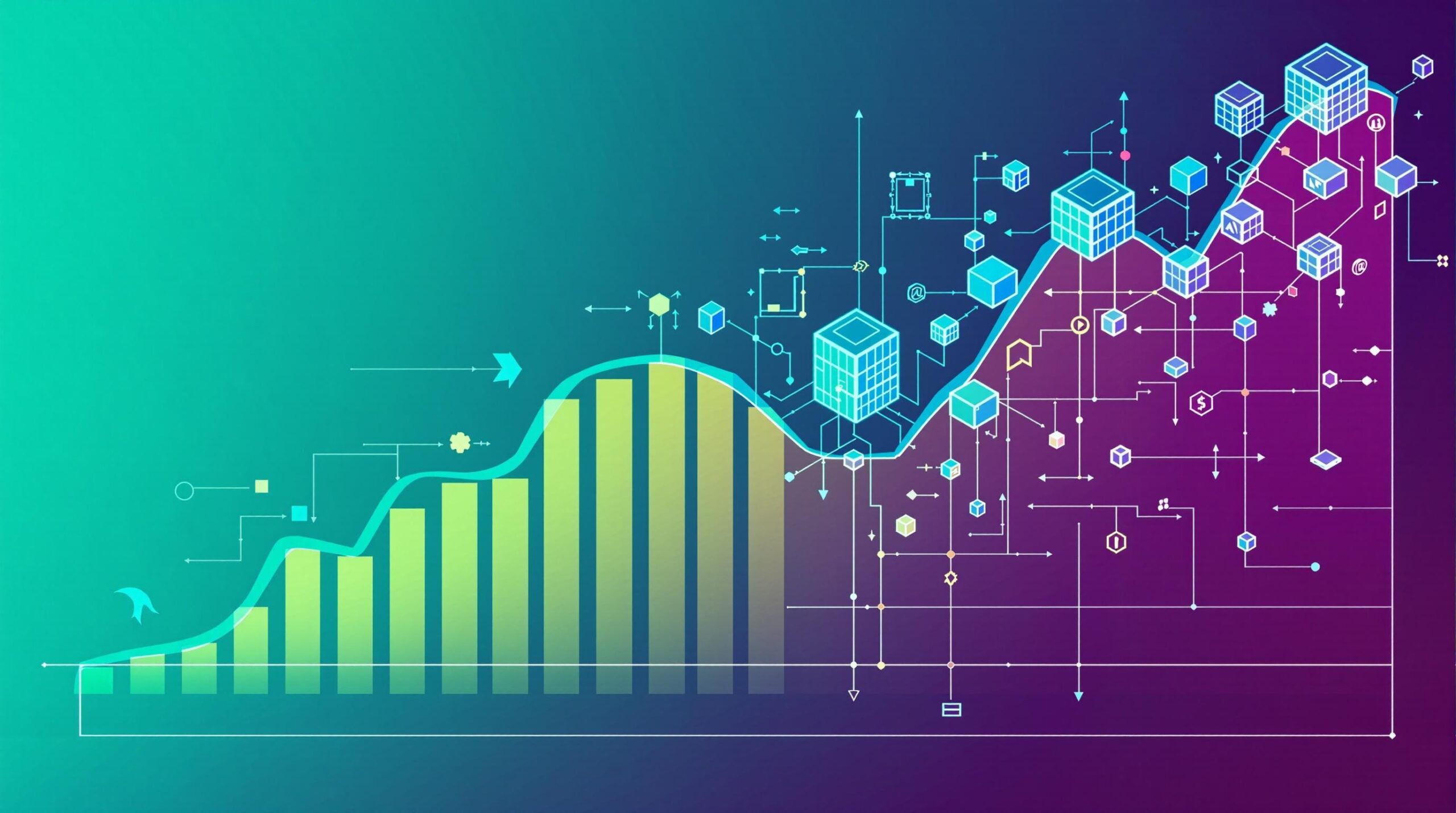 Infographic depicting the words Tokenized Stocks Explained: How Blockchain Is Changing Equity Markets